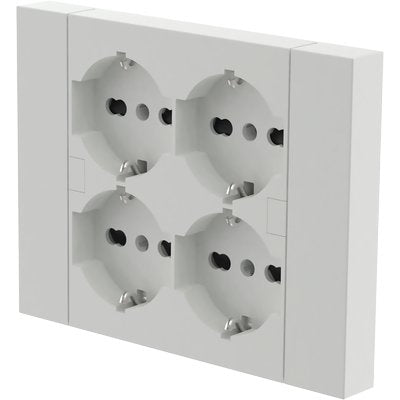 Multipresa bipasso + schuko incasso electraline