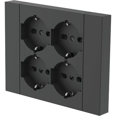 Multipresa bipasso + schuko incasso electraline