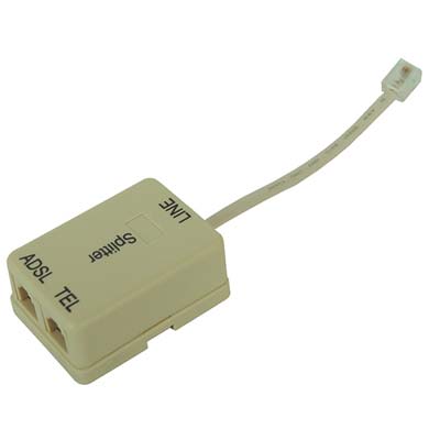Commutatore telefonico adsl- prese plug 6/2 fme