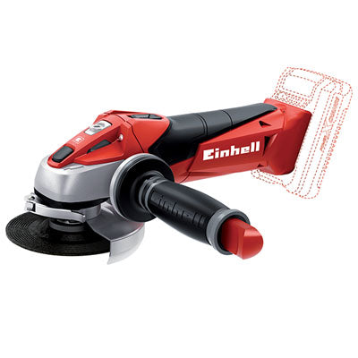 Smerigliatrice ang batteria tc-ag18/115 li einhell