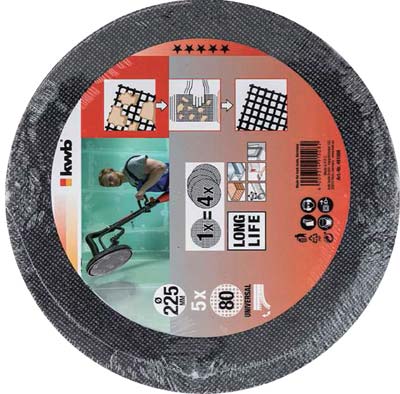 Disco abrasivo levigatrice pareti tc-dw225 einhell
