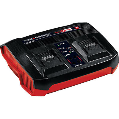 Caricabatteria doppio x-charger einhell