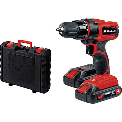 Trapano avvit batteria tc-cd 18-2 2x1,5 li einhell