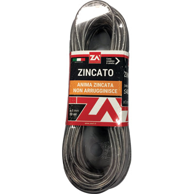 Cavetto acciaio zincato trasparente