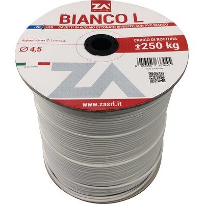 Cavetto acciaio ottonato biancone