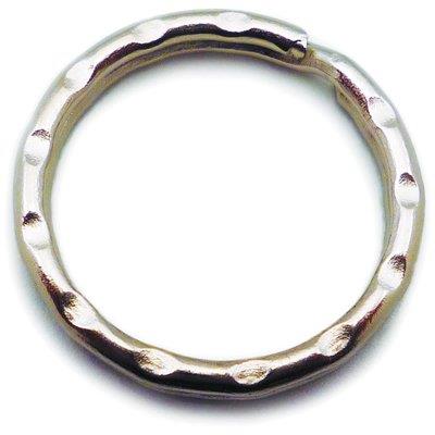 Anello portachiave goffrato self
