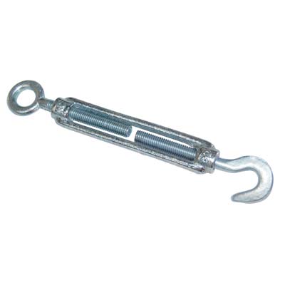Tenditore occhiolo e gancio zincato hand