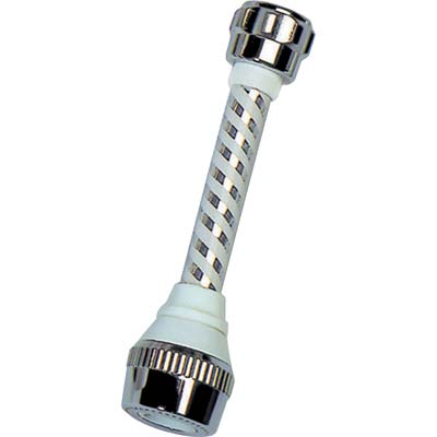Doccetta aeratore prolungata spirale biflex