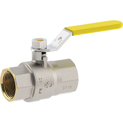 Valvola sfera gas + leva ff futurgas fiv