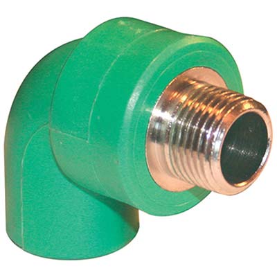 GOMITO PPR A SALDARE 90° FILETTO MASCHIO