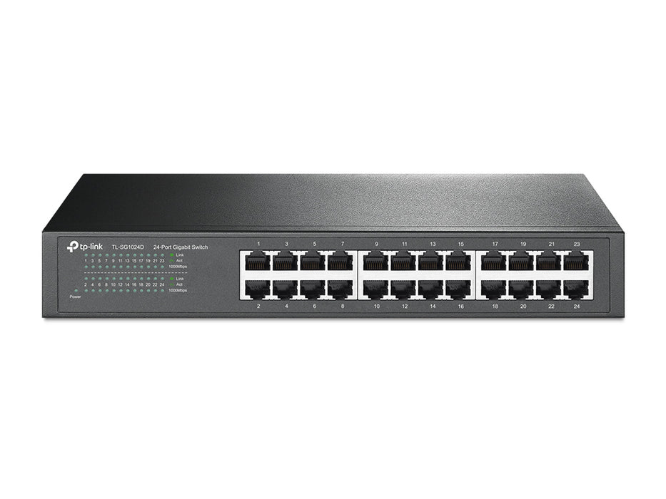 TPLINK HUB SWITCH 24 PORTE GIGABIT 10/100/1000 TL-SG1024D