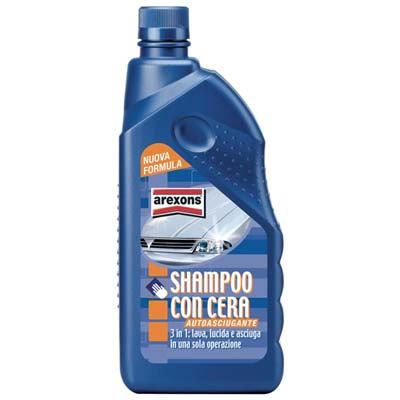Shampoo lavaggio auto + cera arexons
