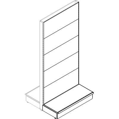 Trasformazione a gondola scaffale market