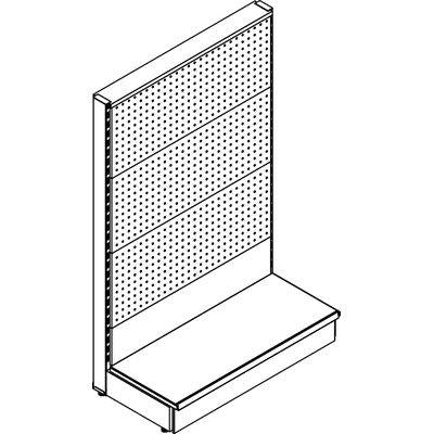 Scaffale market a parete