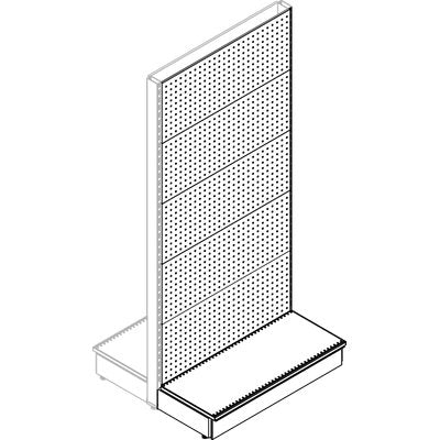 Trasformazione a gondola scaffale market
