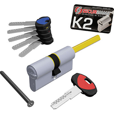 Cilindro sagomato k2 3200-q x pomolo securemme