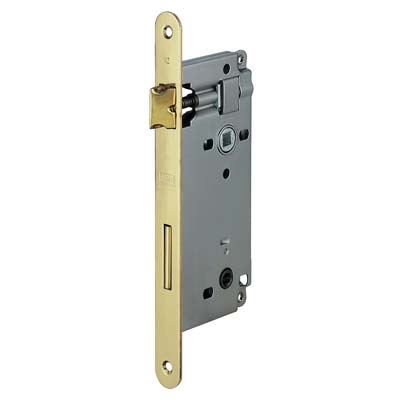 Serratura patent b.tondo ottonato 595 agb