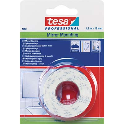 Nastro biadesivo specchi mounting 66952 tesa