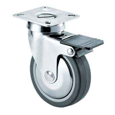 Ruota a forcella girevole + fermo 220cbis avo