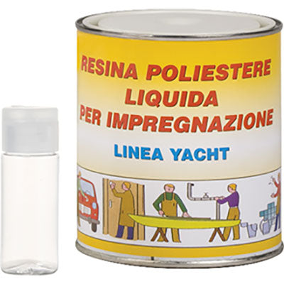 Fibroresina liquida + catalizzatore