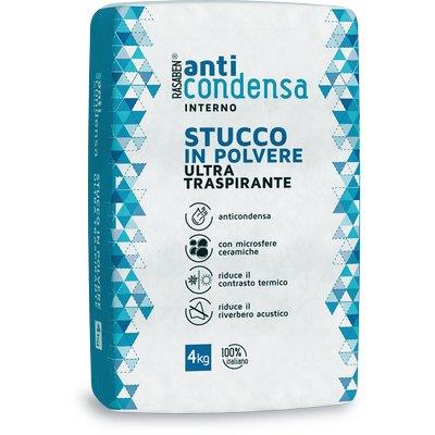 STUCCO POLVERE INTERNO ANTICONDENSA K2 RASABEN