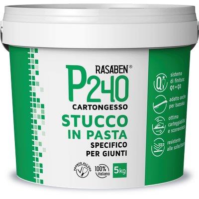 Stucco pasta cartongesso p240 k2 rasaben