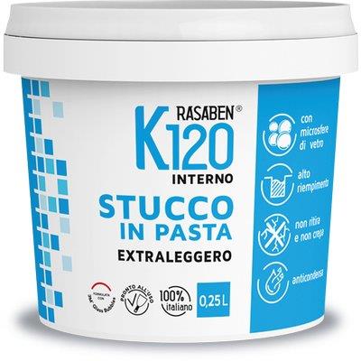 STUCCO PASTA EXTRALEGGERO K120 K2 RASABEN