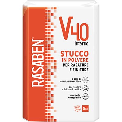 STUCCO POLVERE INTERNO V40 K2 RASABEN