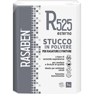 Stucco polvere esterno r525 k2 rasaben