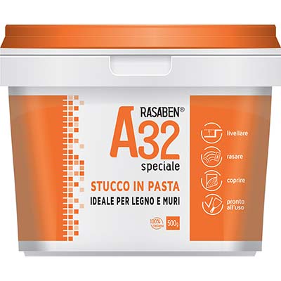 STUCCO PASTA LEGNO MURO A32 K2 RASABEN