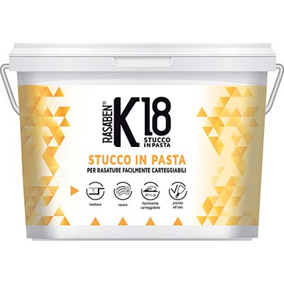 Stucco pasta rasatura k18 k2 rasaben