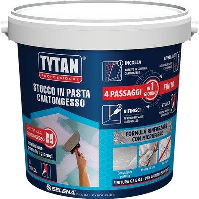 Stucco pasta cartongesso tytan
