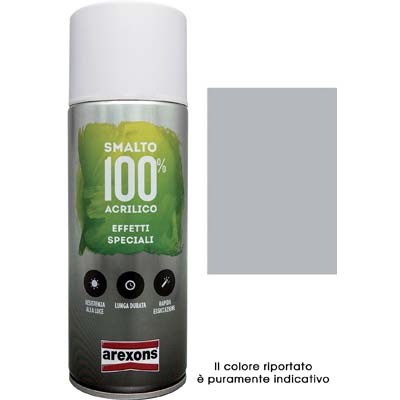 Smalto spray 100% acrilico metallizzante arexons
