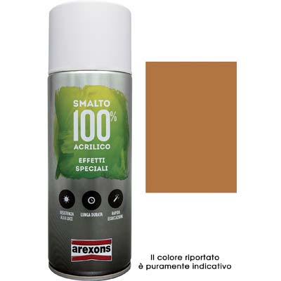 Smalto spray 100% acrilico metallizzante arexons
