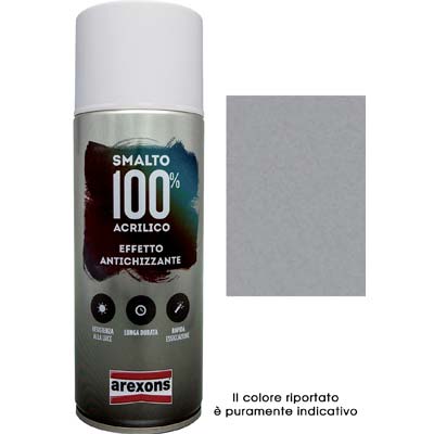 Smalto spray 100% acrilico antichizzante arexons