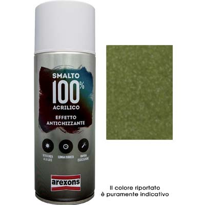 Smalto spray 100% acrilico antichizzante arexons