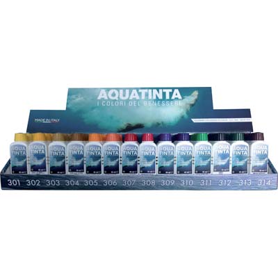 Espositore colorante aquatinta