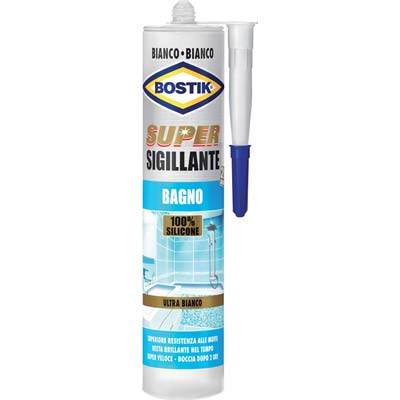 Silicone super sigillante bagno bostik