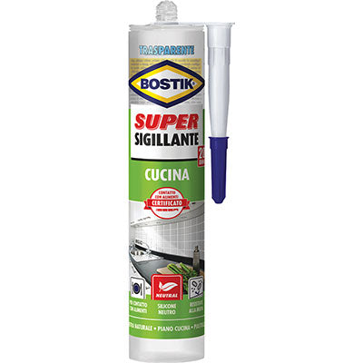Silicone super sigillante cucina bostik