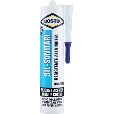 Silicone acetico sil sanitari bostik