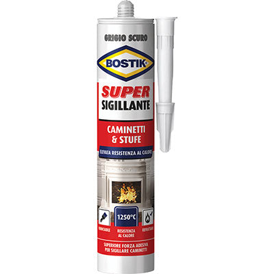Mastice refrattario caminetti e stufe bostik