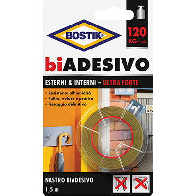 Nastro biadesivo interni esterni bostik