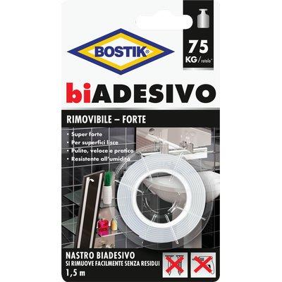 Nastro biadesivo rimovibile bostik
