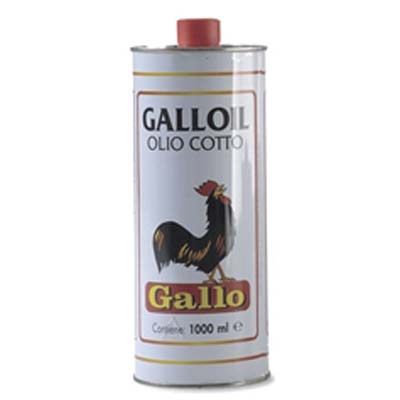Olio lino cotto gallo