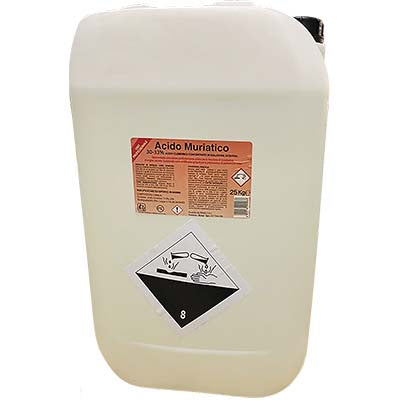 Acido cloridrico muriatico 30-33%