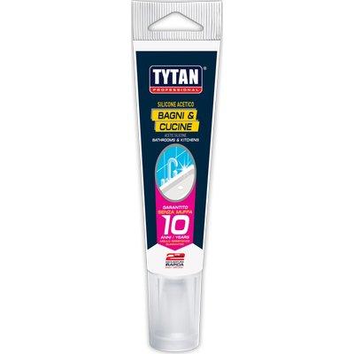 Silicone acetico bagni e cucine in tubetto tytan