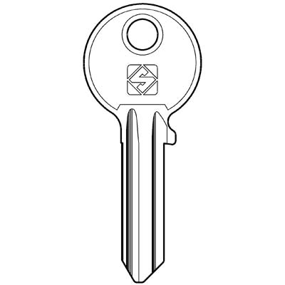 CHIAVE PIATTA ABUS AB10R SILCA