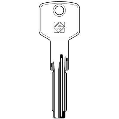 CHIAVE PUNZONATA CISA CS140 SILCA