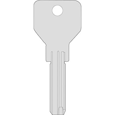 Chiave punzonata cisa 00670.01 originale