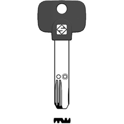 CHIAVE PUNZONATA MULTILOCK MTK18RP SILCA